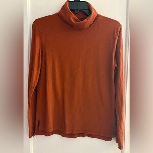 Madewell Whisper Cotton Turtleneck Tee Size Small